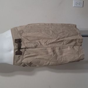 LRL Ralph Lauren Brown Modest Khaki Skirt Size 6 Womens NWT